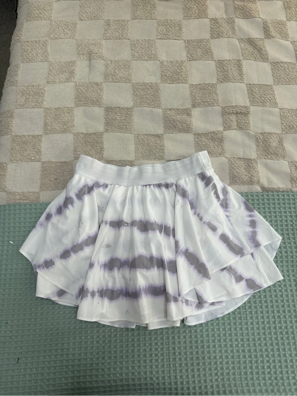 Lululemon Court Rival High-Rise Skirt *Long Transverse Lilac Multi size 10